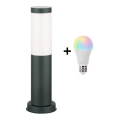 Brilagi - LED RGBW Stmievateľné vonkajšie svietidlo NOVA 1xE27/9W/230V 2700-6500K IP44 40 cm antracit