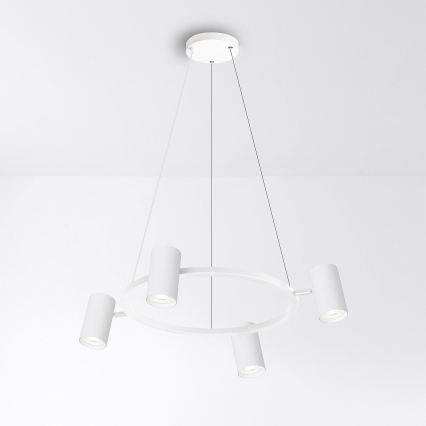 Brilagi - LED RGBW stlmiteľný luster na lankách SELE 4xGU10/6,5W/230V 2700-6500K biela