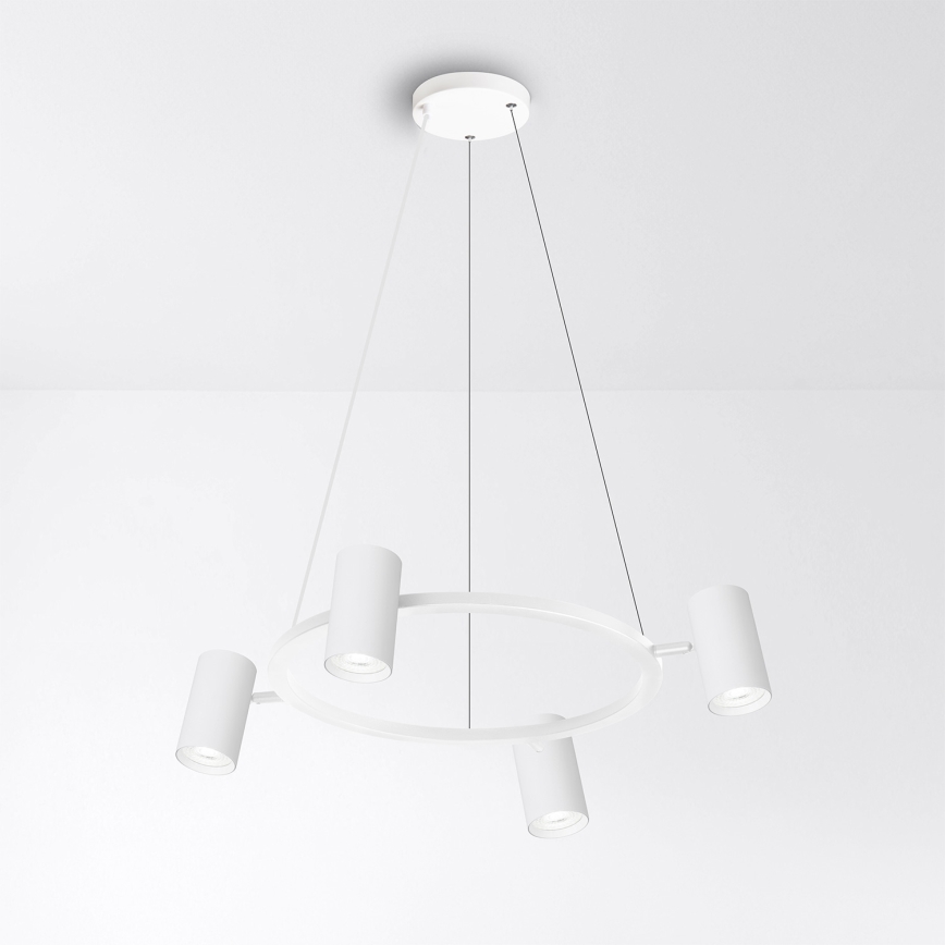 Brilagi - LED RGBW stlmiteľný luster na lankách SELE 4xGU10/6,5W/230V 2700-6500K biela