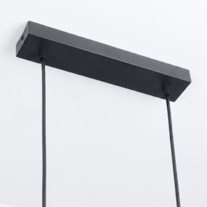 Brilagi - LED RGBW Stmievateľný luster na lanku SELE 4xGU10/6,5W/230V 2700-6500K čierna