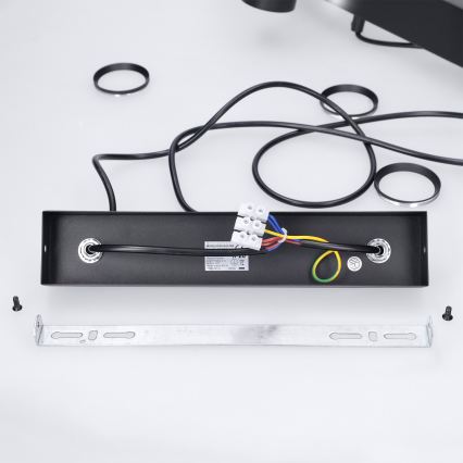 Brilagi - LED RGBW Stmievateľný luster na lanku SELE 4xGU10/6,5W/230V 2700-6500K čierna