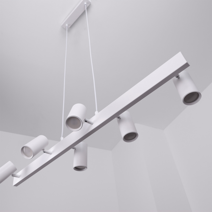 Brilagi - LED RGBW Stmievateľný luster na lankách SELE 6xGU10/6,5W/230V 2700-6500K biela + diaľkové ovládanie