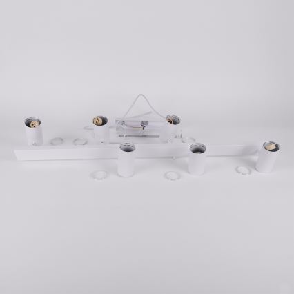 Brilagi - LED RGBW Stmievateľný luster na lankách SELE 6xGU10/6,5W/230V 2700-6500K biela + diaľkové ovládanie