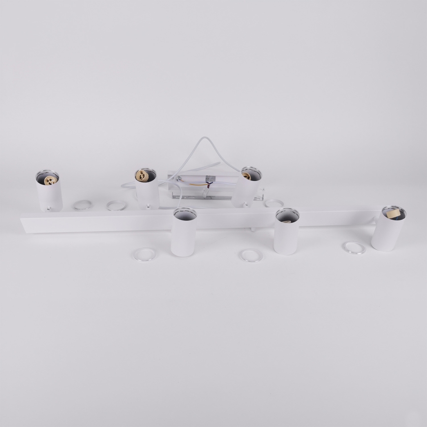 Brilagi - LED RGBW Stmievateľný luster na lankách SELE 6xGU10/6,5W/230V 2700-6500K biela + diaľkové ovládanie