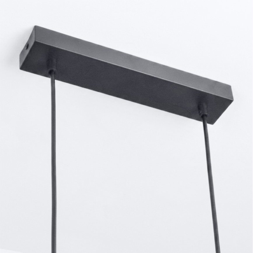 Brilagi - LED RGBW stmievateľný luster na lanku SELE 6xGU10/6,5W/230V 2700-6500K čierna + diaľkové ovládanie