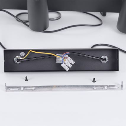 Brilagi - LED RGBW stmievateľný luster na lanku SELE 6xGU10/6,5W/230V 2700-6500K čierna + diaľkové ovládanie