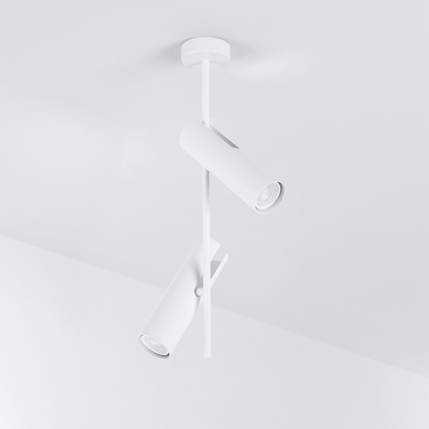 Brilagi - LED RGBW stmievateľný luster na tyči BRANCH 2xGU10/6,5W/230V 2700-6500K biela
