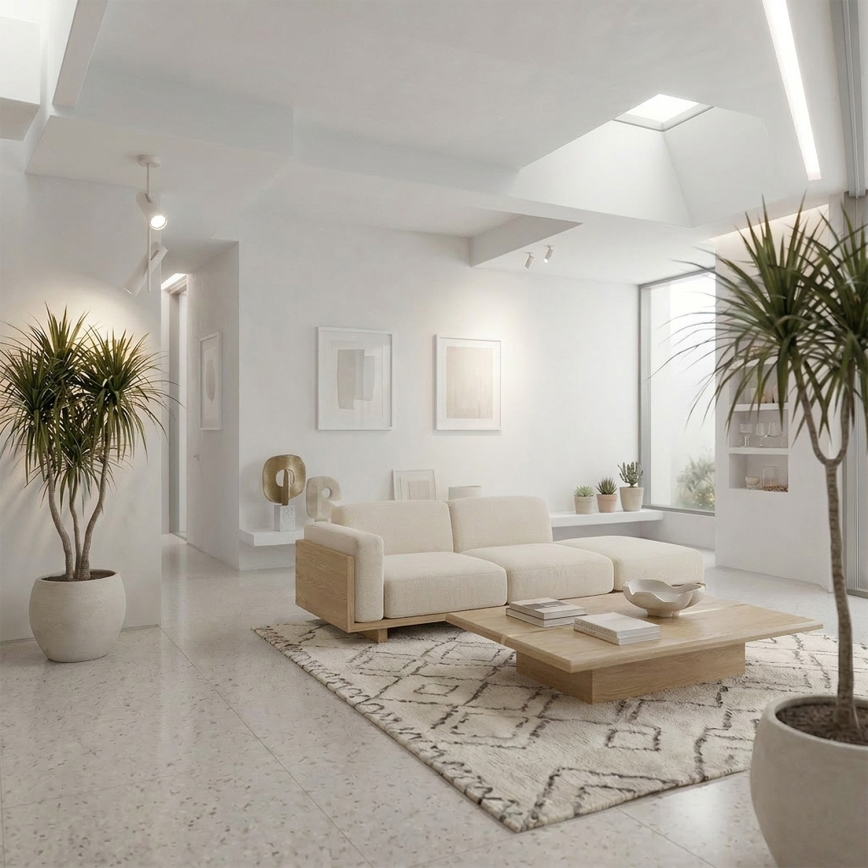 Brilagi - LED RGBW stmievateľný luster na tyči BRANCH 2xGU10/6,5W/230V 2700-6500K biela