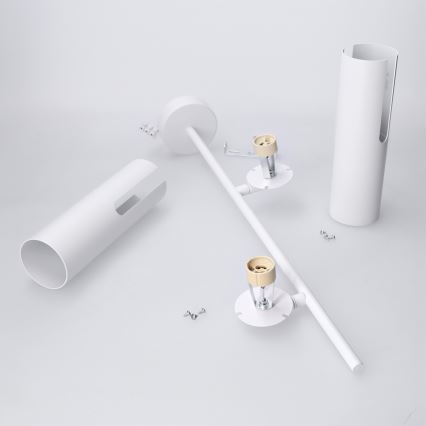 Brilagi - LED RGBW stmievateľný luster na tyči BRANCH 2xGU10/6,5W/230V 2700-6500K biela