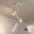 Brilagi - LED RGBW Stmievateľný luster na tyči BRANCH 3xGU10/6,5W/230V 2700-6500K biela