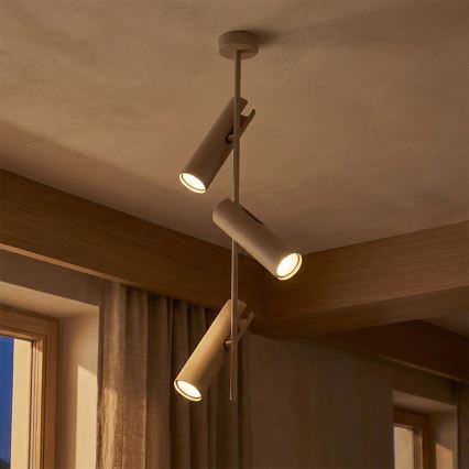 Brilagi - LED RGBW stmievateľný luster na tyči BRANCH 3xGU10/6,5W/230V 2700-6500K béžová