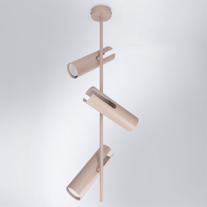 Brilagi - LED RGBW stmievateľný luster na tyči BRANCH 3xGU10/6,5W/230V 2700-6500K béžová