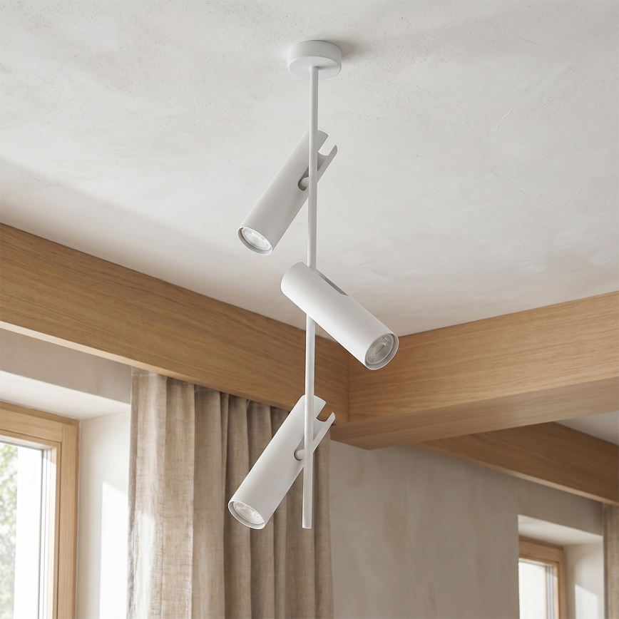 Brilagi - LED RGBW Stmievateľný luster na tyči BRANCH 3xGU10/6,5W/230V 2700-6500K biela