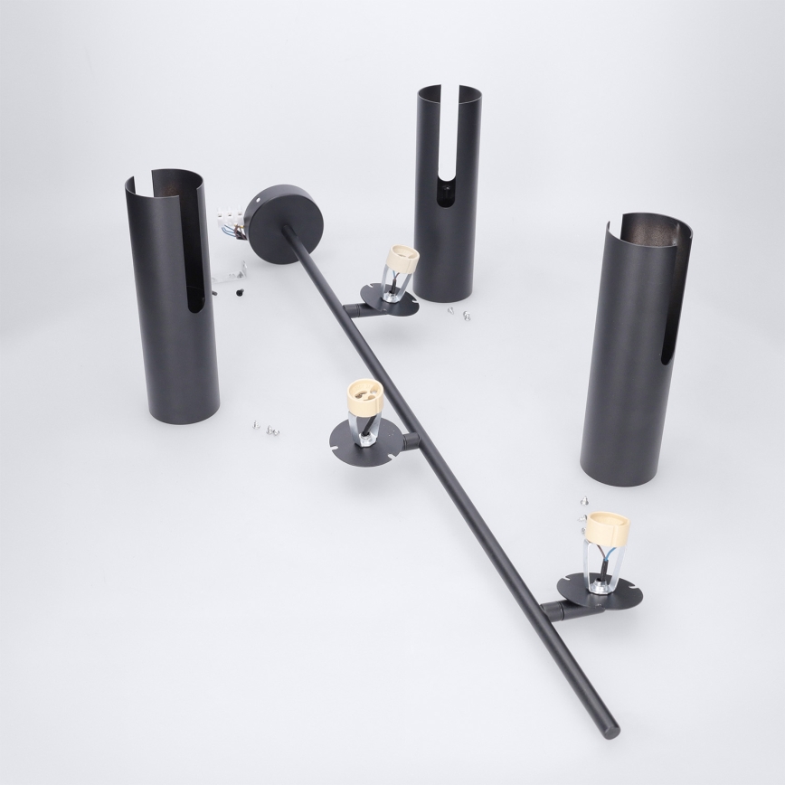 Brilagi - LED RGBW Stmievateľný luster na tyči BRANCH 3xGU10/6,5W/230V 2700-6500K čierna