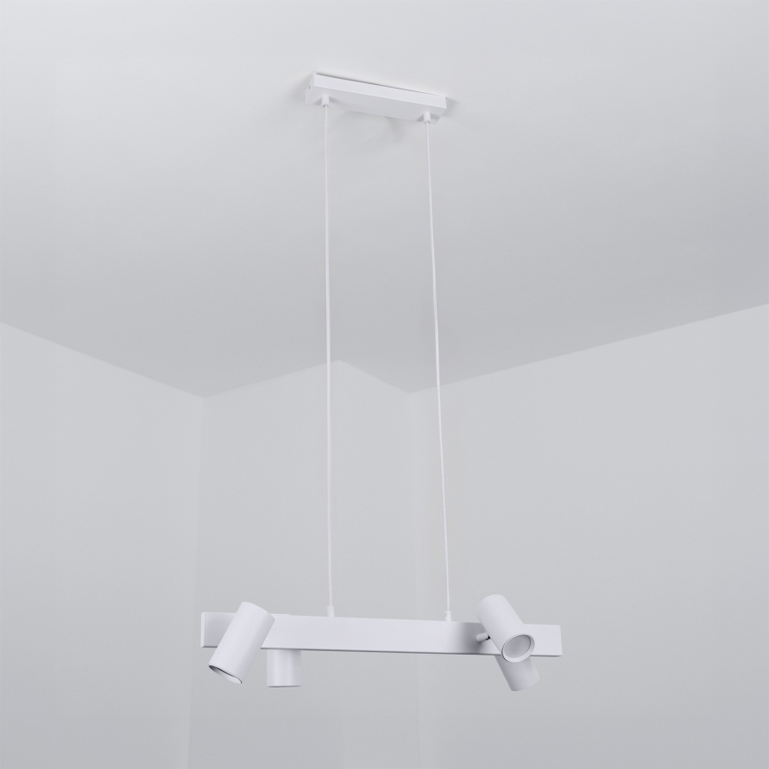 Brilagi - LED RGBW stmievateľný luster na lane SELE 4xGU10/6,5W/230V 2700-6500K biela