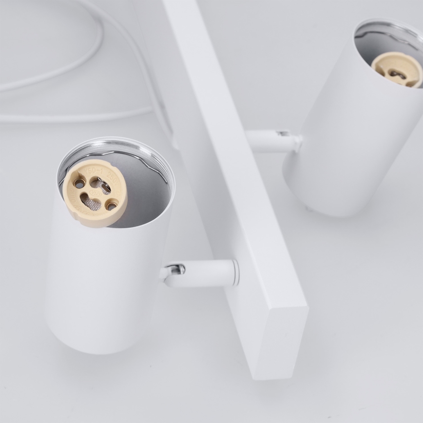 Brilagi - LED RGBW stmievateľný luster na lane SELE 4xGU10/6,5W/230V 2700-6500K biela