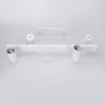 Brilagi - LED RGBW stmievateľný luster na lane SELE 4xGU10/6,5W/230V 2700-6500K biela