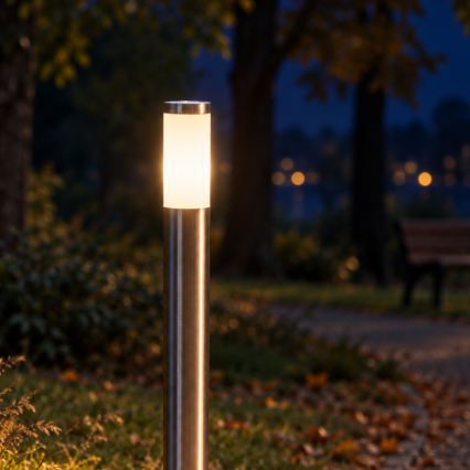 BRILAGI - LED RGBW stmievateľné vonkajšie svietidlo ELIA 1xE27/6,5W/230V 2700-6500K IP44 Wi-Fi 100 cm matný chróm