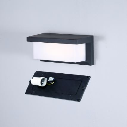 Brilagi - LED RGBW Stmievateľné vonkajšie nástenné svietidlo BRICKY 1xE27/9W/230V 2700-6500K antracit IP54