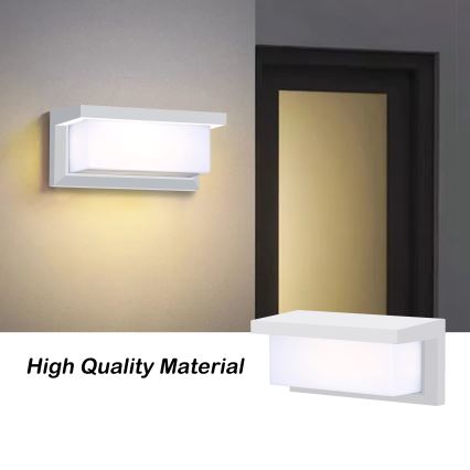 Brilagi - LED RGBW Stmievateľné vonkajšie nástenné svietidlo BRICKY 1xE27/9W/230V 2700-6500K IP54 biela