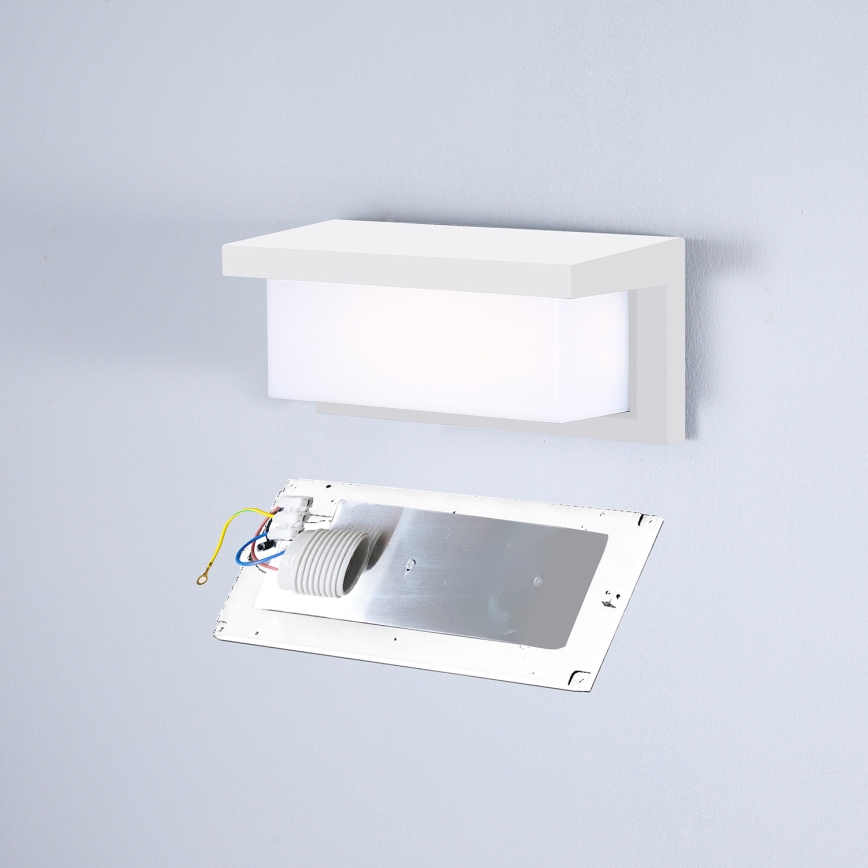 Brilagi - LED RGBW Stmievateľné vonkajšie nástenné svietidlo BRICKY 1xE27/9W/230V 2700-6500K IP54 biela