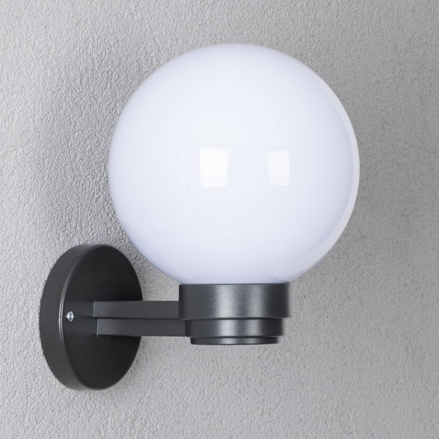 BRILAGI - LED RGBW stmievateľné vonkajšie nástenné svietidlo HARBOR 1xE27/12W/230V 2700-6500K IP33 antracit/biela
