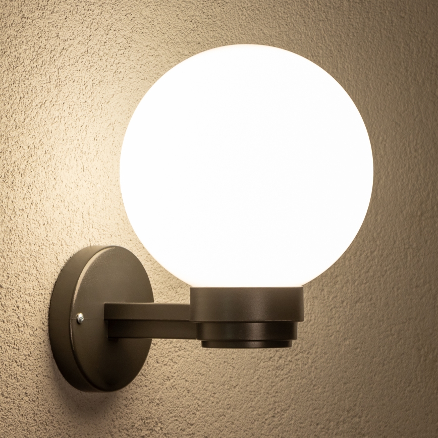 BRILAGI - LED RGBW stmievateľné vonkajšie nástenné svietidlo HARBOR 1xE27/12W/230V 2700-6500K IP33 antracit/biela