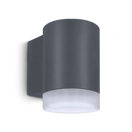 Brilagi - LED RGBW stlmiteľné vonkajšie nástenné svietidlo MATERA 1xGU10/4,8W/230V 3000K IP54 antracit + diaľkové ovládanie