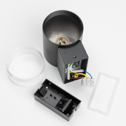 Brilagi - LED RGBW Stmievateľné vonkajšie nástenné svietidlo MATERA 1xGU10/6W/230V 3000K IP54 čierne + diaľkové ovládanie