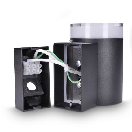 Brilagi - LED RGBW Stmievateľné vonkajšie nástenné svietidlo MATERA 1xGU10/6W/230V 3000K IP54 čierne + diaľkové ovládanie