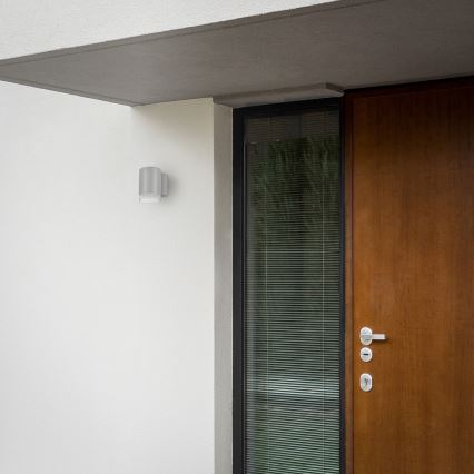 Brilagi - LED RGBW stmievateľné vonkajšie nástenné svietidlo MATERA 1xGU10/6W/230V 3000K IP54 sivá + diaľkové ovládanie