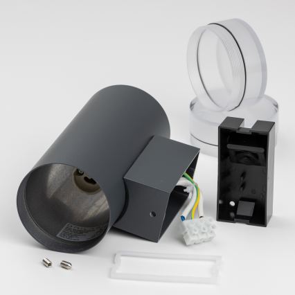 Brilagi - LED RGBW stmievateľné vonkajšie nástenné svietidlo MATERA 2xGU10/4,8W/230V 3000K IP54 antracit + diaľkové ovládanie