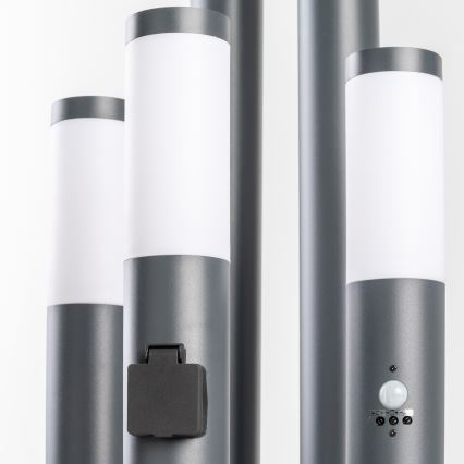 BRILAGI - LED RGBW Stmievateľná vonkajšia lampa ELIA 1xE27/6,5W/230V 2700-6500K IP44 Wi-Fi 50 cm antracit