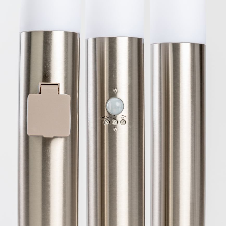 BRILAGI - LED RGBW Stmievateľné vonkajšie svietidlo ELIA 1xE27/6,5W/230V 2700-6500K IP44 Wi-Fi 50 cm matný chróm