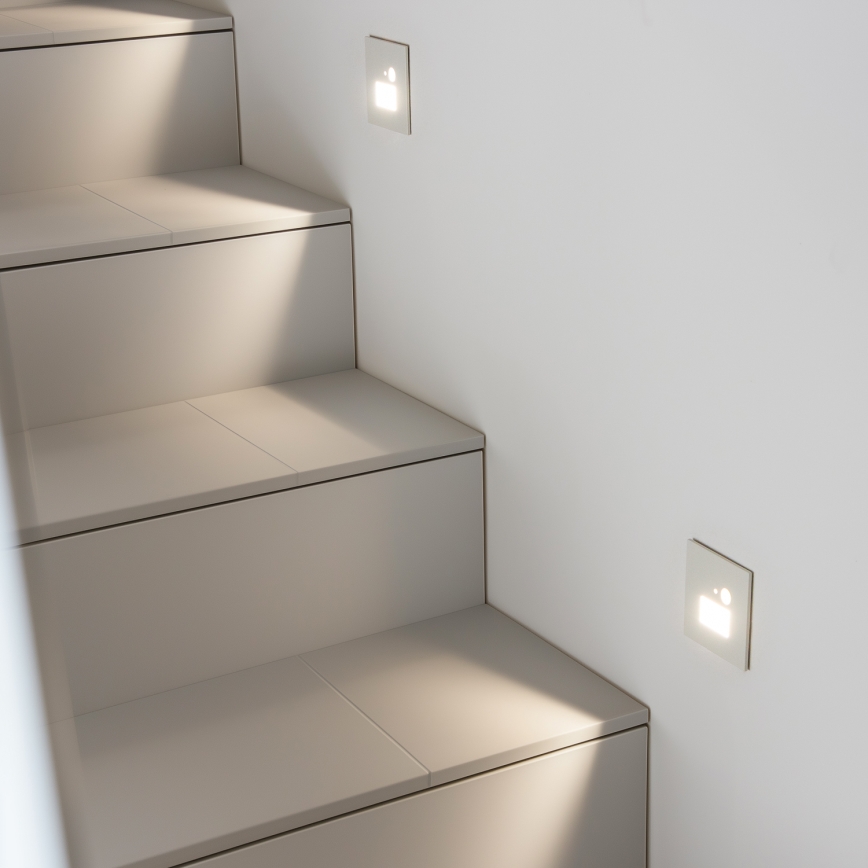 Brilagi - LED Schodiskové svietidlo s pohybovým senzorom JACK LED/1,5W/230V 3000K/4000K/6500K biela