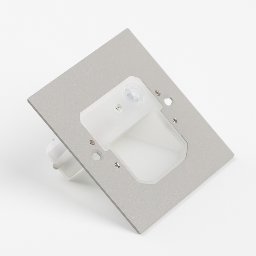 Brilagi - Schodiskové LED svietidlo s pohybovým a súmrakovým senzorom JACK LED/1,5W/230V 3000/4000/6500K čierna