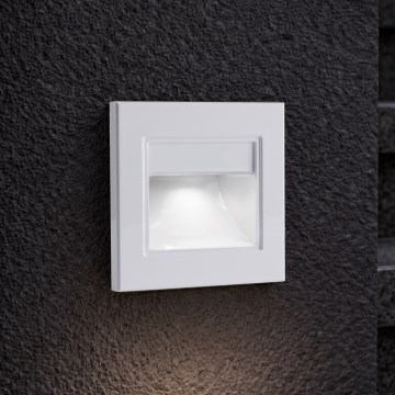Brilagi - LED schodiskové svietidlo STEP LIGHT LED/1,5W/230V IP44 biela