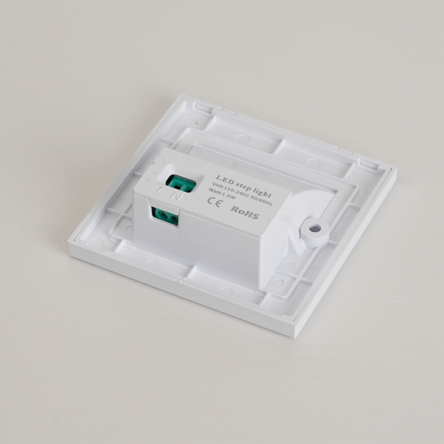Brilagi - LED schodiskové svietidlo STEP LIGHT LED/1,5W/230V IP44 biele