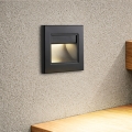 Brilagi - LED schodiskové svietidlo STEP LIGHT LED/1,5W/230V IP44 čierna