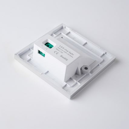 Brilagi - LED schodiskové svietidlo STEP LIGHT LED/1,5W/230V IP44 strieborné