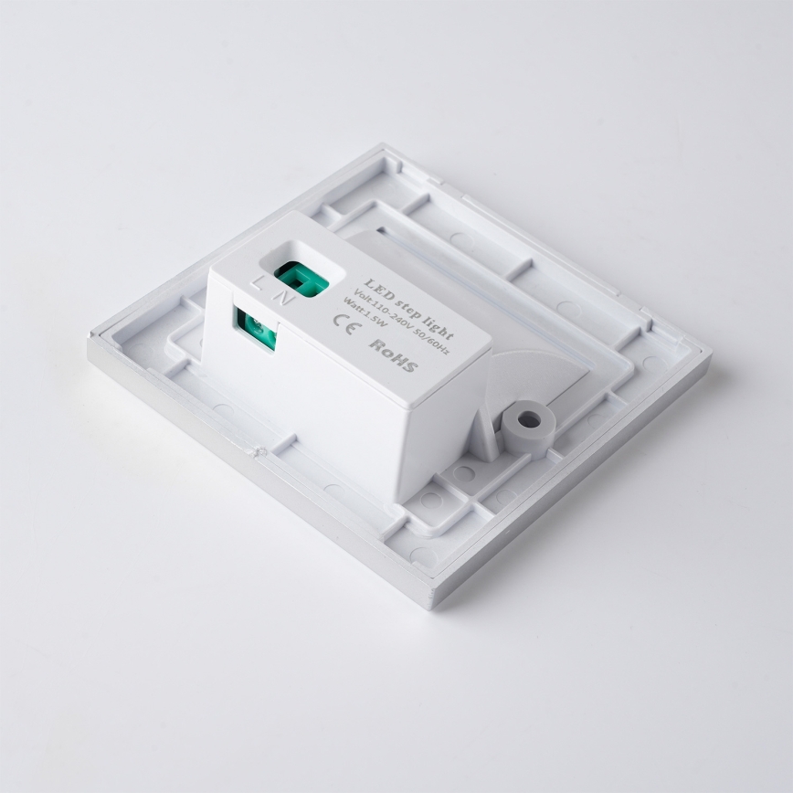 Brilagi - LED schodiskové svietidlo STEP LIGHT LED/1,5W/230V IP44 strieborné