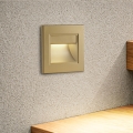 Brilagi - LED Schodiskové svietidlo STEP LIGHT LED/1,5W/230V IP44 zlaté