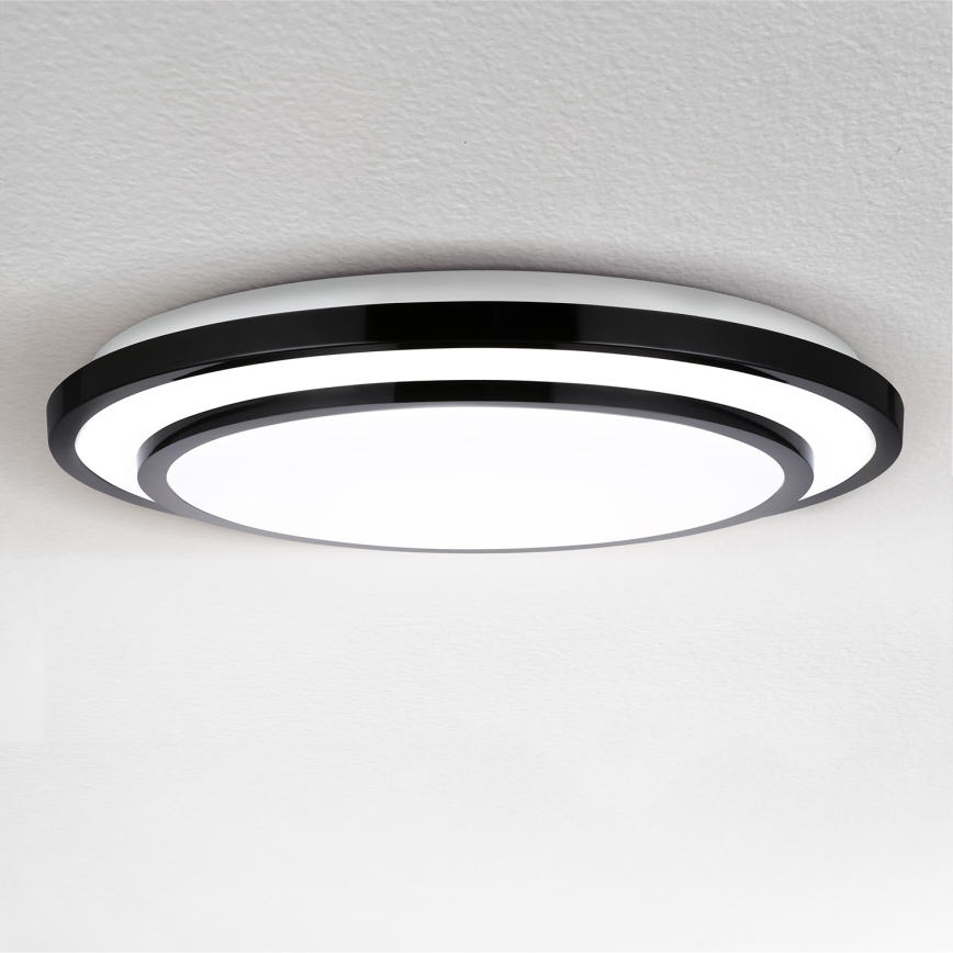 Brilagi - LED Smievateľné stropné svietidlo LUCIANO LED/48W/230V 3000-6500K ø 39 cm čierna + diaľkové ovládanie