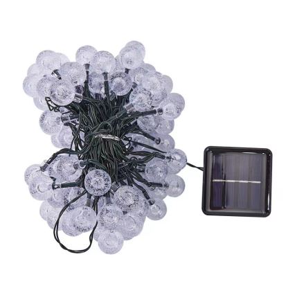 Brilagi - LED Solárna dekoračná reťaz BUBBLE 100xLED/8 funkcií 10m IP65 teplá biela 600 mAh