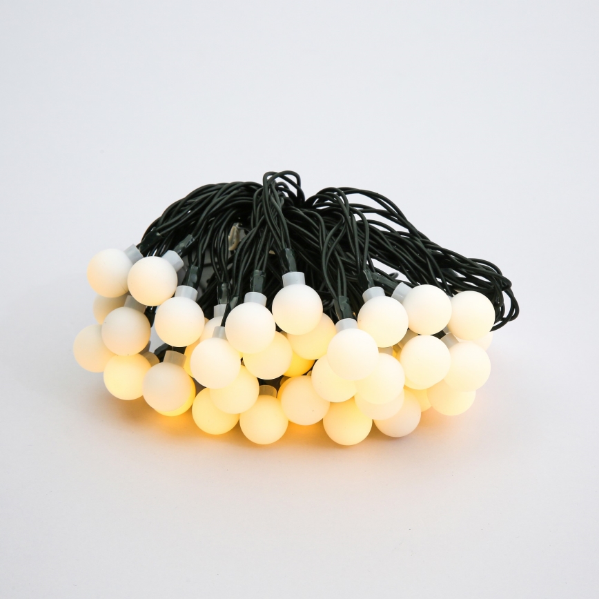 Brilagi - LED Solárna dekoračná reťaz BUBBLE 50xLED/8 funkcií 7m IP65 teplá biela 600 mAh