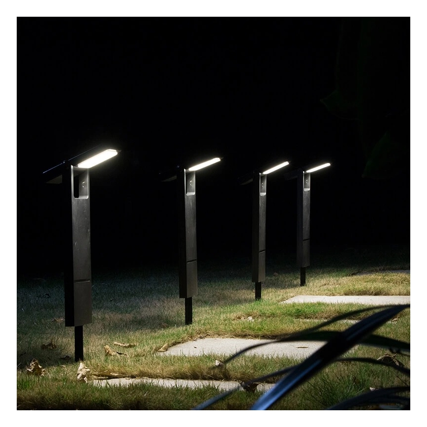 Brilagi - LED solárna lampa SUN SPIKE LED/4W/3,7V 2200 mAh IP44