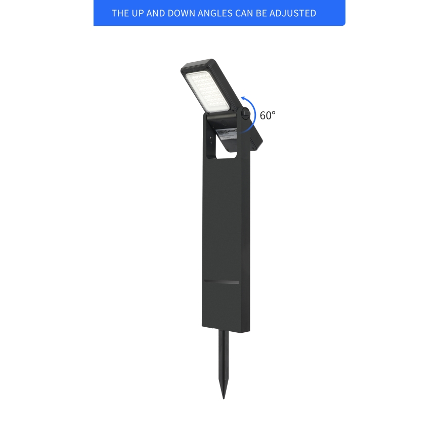 Brilagi - LED solárna lampa SUN SPIKE LED/4W/3,7V 2200 mAh IP44