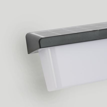 Brilagi - LED Solárne nástenné svietidlo so senzorom SLNKO RAY LED/6W/3,7V 2200 mAh IP44