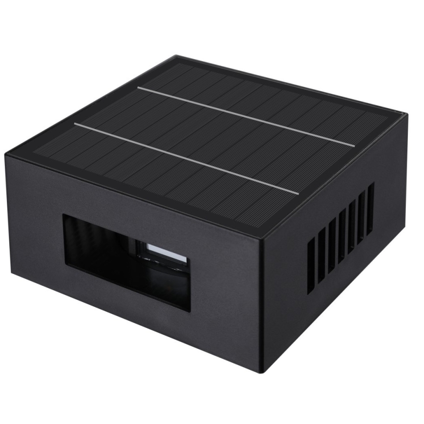 Brilagi - LED Solárne nástenné svietidlo BLOCK LED/2W/3,7V 1300 mAh IP44