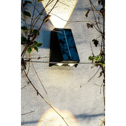 Brilagi - LED Solárne nástenné svietidlo PYRAMID LED/2W/3,2V 1300 mAh IP54